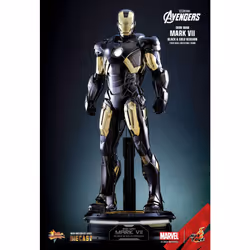 Figure Hot Toys MMS741D61 - Marvel Comics - The Avengers - Iron Man Mark VII Black & Gold Version