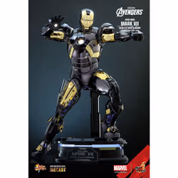 Figure Hot Toys MMS741D61 - Marvel Comics - The Avengers - Iron Man Mark VII Black & Gold Version