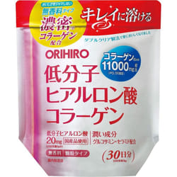 Orihiro Low molecular weight hyaluronic acid collagen bag type 180g Beautiful Skin Collagen