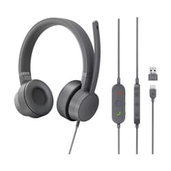 Lenovo GXD1C99243 headphones/headset Wired Head-band Calls/Music USB T