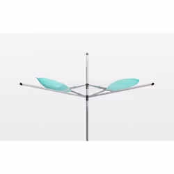 Brabantia - Lift-O-Matic - 50M of Clothes Line - Adjustable in Height - UV-Resistant & Non-Slip Lining - Umbrella Syste