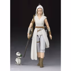 S.H. Figuarts Star Wars Rey & D-O (Star Wars: The Rise of Skywalker) Approx. 5.7 inches (145 mm)  PVC & ABS  Pre-Painted Action Figure