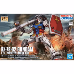 Bandai [026] HG 1/144 RX-78-02 Gundam (Gundam The Origin Ver.)