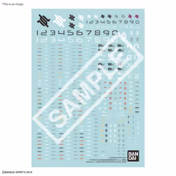 Bandai 30 Minute Missions Water Decals Multiuse 2