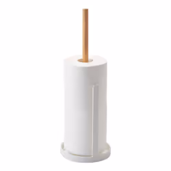 Yamazaki Home Toilet Paper Stocker Holds 3 Toilet Paper Rolls No Assembly Req White One Size