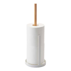 Yamazaki Home Toilet Paper Stocker Holds 3 Toilet Paper Rolls No Assembly Req White One Size
