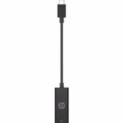 HP USB-C to RJ45 Adapter, Black, Business, 180 mm, 21 mm, 17 mm, 71.4 g