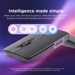Lenovo 4Y51T62792 mouse Universal Ambidextrous Bluetooth IR LED 4000 DPI - Additional view 4