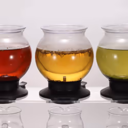 Hario Largo glass Tea Dripper Set with Stand and glass Server, 800ml