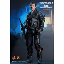 Figure Hot Toys DX13 - Terminator 2 : Judgment Day - T800 Battle Damaged Version Deluxe Version
