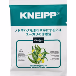 Kneipp Bath Salt Eucalyptus 40g (Quasi-drug) Individual packets general Package Dissolve 1 packet (40g) of bath salt in 200mL ...
