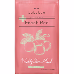 Glide Enterprise Facemask LuLuLun Plus Fresh Red, Hydrating mask, Women, Normal skin, Refreshing, 30 ml, Acerola