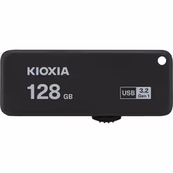Kioxia TransMemory U365, 128 GB, USB Type-A, 3.2 Gen 1 (3.1 Gen 1), 150 MB/s, Slide, Black