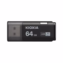 Kioxia LU301K064GG4, 64 GB, USB Type-A, 3.2 Gen 1 (3.1 Gen 1), Cap, 8 g, Black