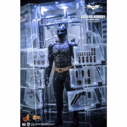 Figure Hot Toys MMS702 - DC Comics - Batman : The Dark Knight Rises - Batman Armory & Bruce Wayne