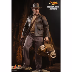 Figure Hot Toys MMS717 - Indiana Jones & The Dial Of Destiny - Indiana Jones Deluxe Version