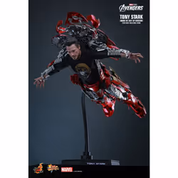Figure Hot Toys MMS718 - Marvel Comics - Iron Man - Tony Stark Mark 7 Suit Up Version