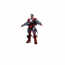 Figure Hot Toys MMS718B - Marvel Comics - Iron Man - Tony Stark Mark 7 Suit Up Version & Bonus Accessory