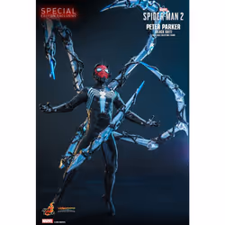 Figure Hot Toys VGM56B - Marvel's Spider Man 2 - Peter Parker Black Suit Deluxe Version