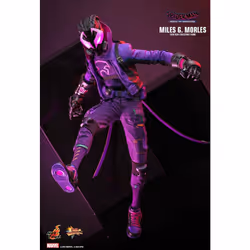 figure Hot Toys MMS725B - Marvel Comics - Spider-Man : Across The Spider Verse - Miles G. Morales Deluxe Version