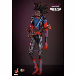 figure Hot Toys MMS726B - Marvel Comics - Spider-Man : Across The Spider Verse - Spider Punk Deluxe Version
