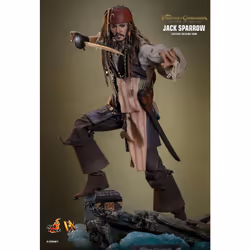 Figure Hot Toys DX37 - Pirates Of The Caribbean : Dead Men Tell No Tales - Jack Sparrow Standard Version