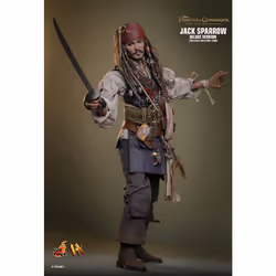 Figure Hot Toys DX38 - Pirates Of The Caribbean : Dead Men Tell No Tales - Jack Sparrow Deluxe Version