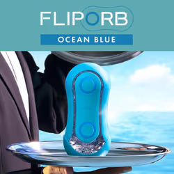 Tenga Flip ORB Male Masturbator Stroker Blue | Sensation Stimulation Sex Toy