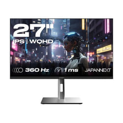 JAPANNEXT JN-27IPS360WQHDR-HSP computer monitor 68.6 cm (27") 2560 x 1440 pixels Wide Quad HD LCD Black, Silver