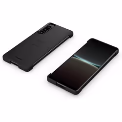 Official Sony Xperia 5 IV Style Cover with Stand Case - Black