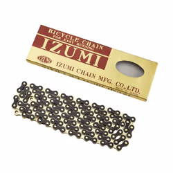 Izumi Standard Chain 1 / 2 X 116 Links - One Size, Gold / Black