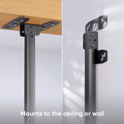 ONKRON Ceiling mount for TV 32"-80" max 68 kg, tilt-swivel, black - Additional view 4
