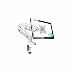 ONKRON Monitor Desk Mount Arm with Bracket For 13 To 32 Inch Computer Screens G80 White