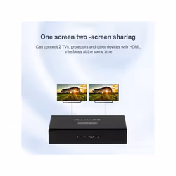Measy SPH102 1 to 2 HDMI 1080P Simultaneous Display Splitter(UK Plug)