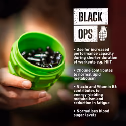 Grenade Black Ops Weight Management Capsules - Pack of 100 Capsules (Packaging May Vary)