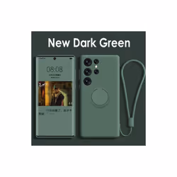 Magnetic Holder Case For Samsung Galaxy S24 S23 S22 S21 S20 FE Note 20 A54 A53 - Dark green, S23 FE