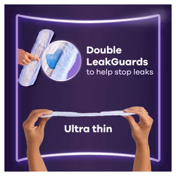 Always Discreet Incontinence Pads Women, Ultimate Night, Absorbency 8, 48 Sanitary Towels (12 x 4), Extra Secure Bladder Weakness, Odour Neutraliser