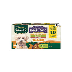 Winalot Meaty Chunks Small Dog Mixed in Gravy Wet Dog Food 40x100g