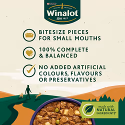 Winalot Meaty Chunks Small Dog Mixed in Gravy Wet Dog Food 40x100g