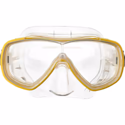 Cressi Onda Combo Set- Onda Mask + Snorkel Mexico, One Size, Unisex Adult, Transparent/Yellow