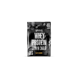 Warrior Whey Protein Powder â Up to 36g* of Protein Per Shake â Low Sugar, and Low Carbs â GMP Certified (Salted Caramel, 1kg)