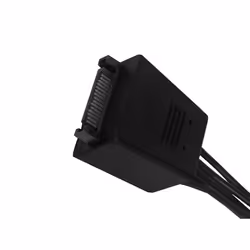 Silverstone CP06-E4 SATA cable 0.19 m Black - Additional view 4