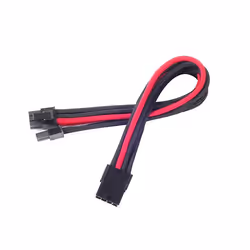 Silverstone SST-PP07-PCIBR, 0.25 m, PCI-E (6+2 pin), Female, Black, Red