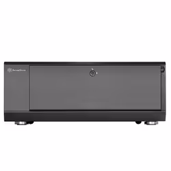 Silverstone GD10, HTPC, PC, Black, ATX, micro ATX, SSI CEB, Aluminium, Plastic, Steel, Side