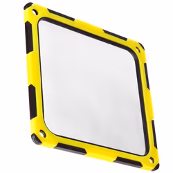 Silverstone SST-FF124BY, ABS synthetics, Silicone, Black, Yellow, 120 mm, 120 mm, 22 mm, 5 g