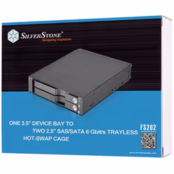 Silverstone SST-FS202B drive bay panel Black - Additional view 5