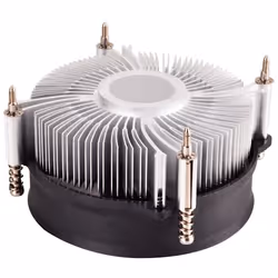 Silverstone NT09-115X Processor Cooler 9.2 cm Aluminium, Black - Additional view 4