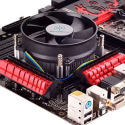 Silverstone NT09-115X Processor Cooler 9.2 cm Aluminium, Black - Additional view 7