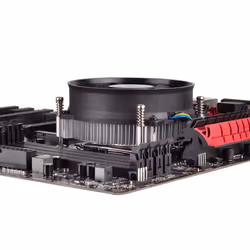 Silverstone NT09-115X Processor Cooler 9.2 cm Aluminium, Black - Additional view 8