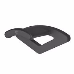 Silverstone EBA02, Headphones, Headset, Passive holder, Indoor, Black